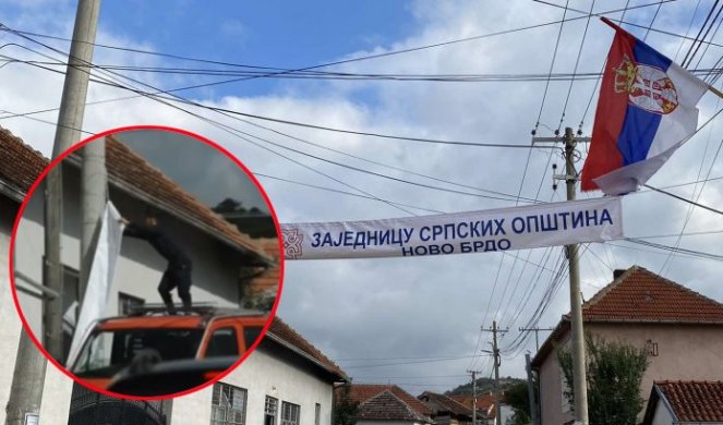 Zveza srbskih občin - odstranjevanje napisa Zveza srbskih občin - odstranjevanje napisa