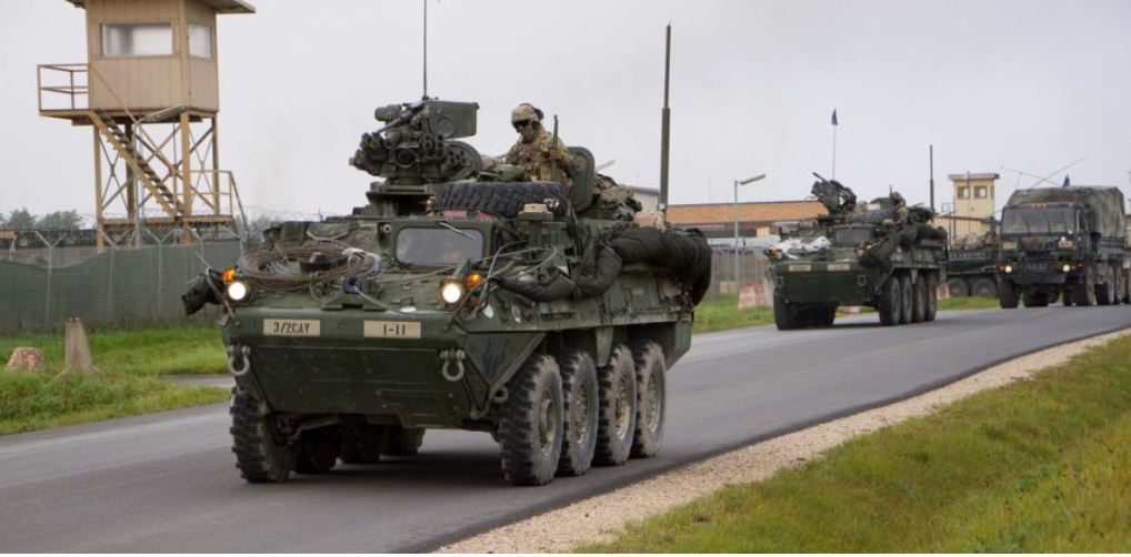 Ameriška vozila Stryker v Nemčiji Vir: Usmilitary.com