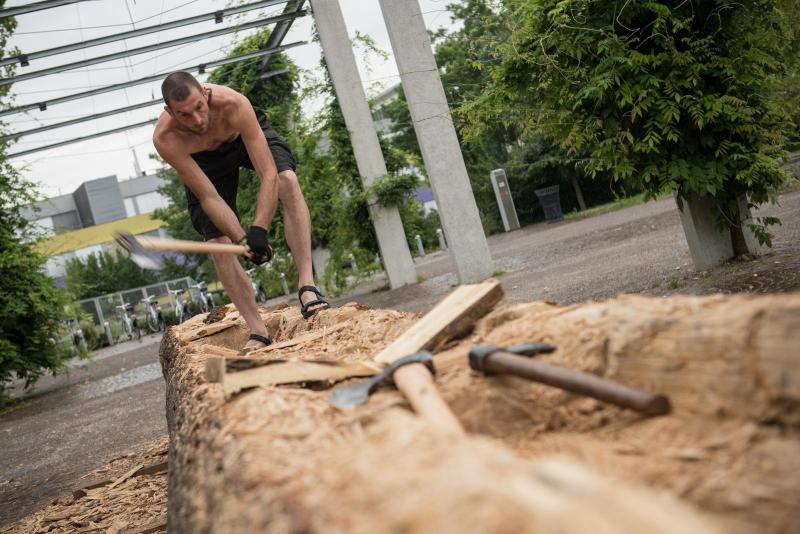 V Ljubljani nastaja replika rimskega deblaka