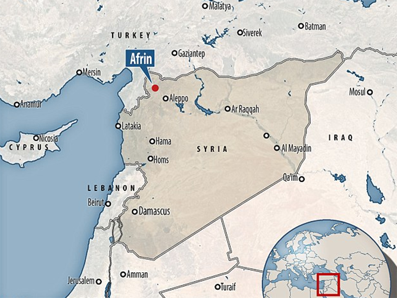 Iz Afrina v nekaj dneh zbežalo 200.000 ljudi