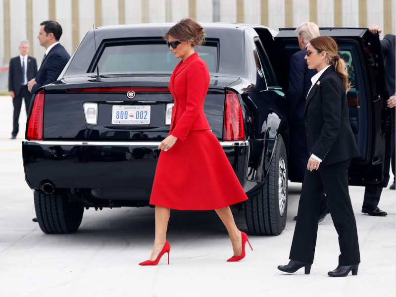 Melanio Trump spremlja tajna agentka, ki bi lahko bila njena 