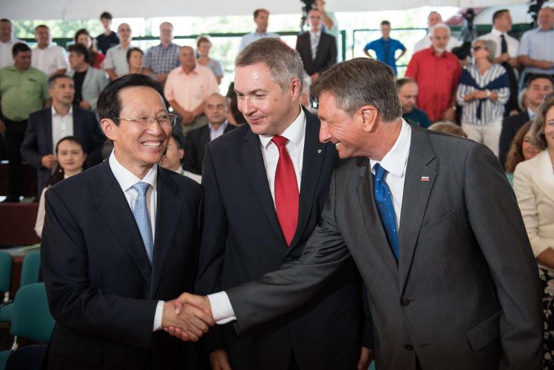 Predsednik Pahor in kitajski minister Changfu pohvalila Agro