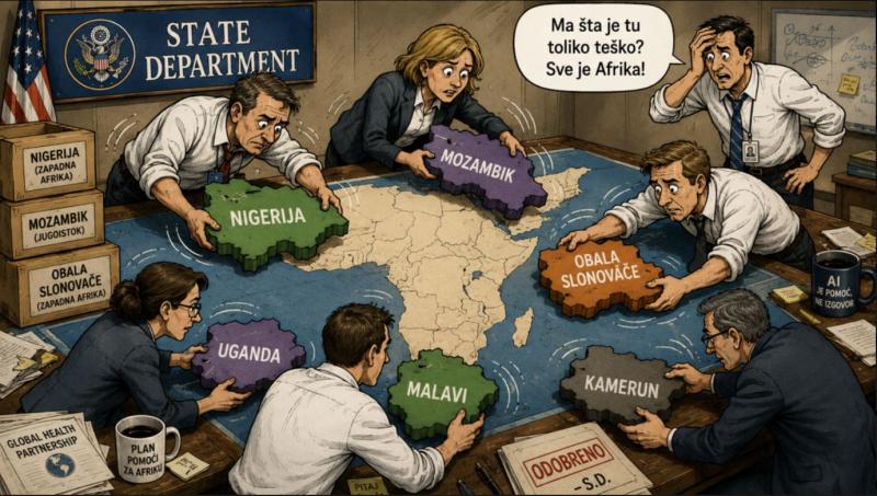 State Department preselil Afriko: Ko umetna inteligenca prevzame geografijo