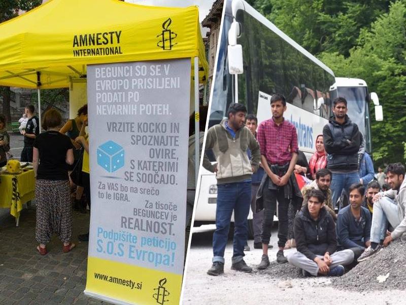 Nevladne organizacije opozarjajo na prisilno zavračanje prosilcev za azil