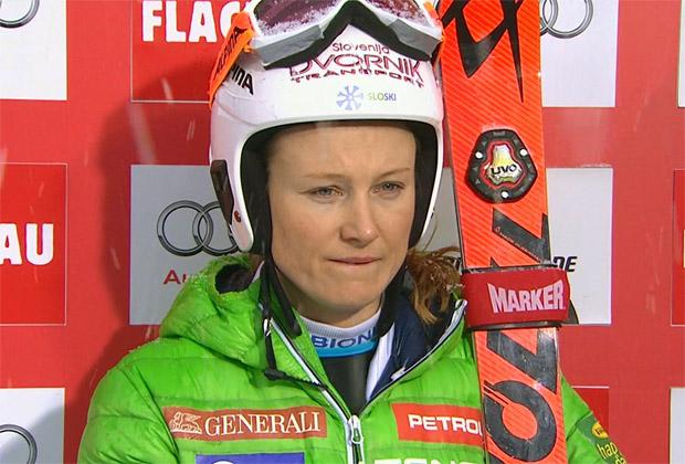 Tessa Worley zlata v St. Moritzu, Ana Drev sedma