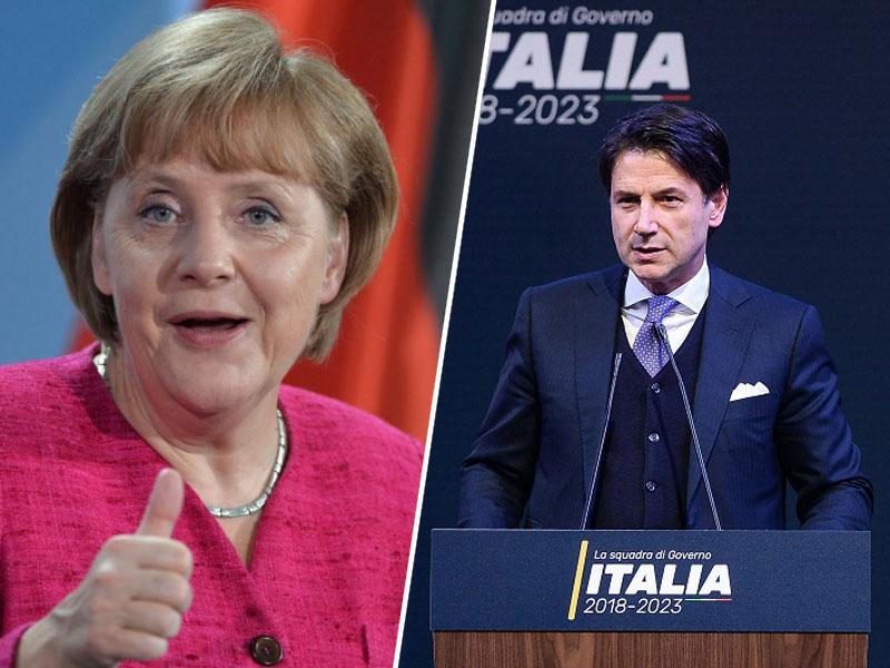 Merklova v telefonskem pogovoru s Contejem