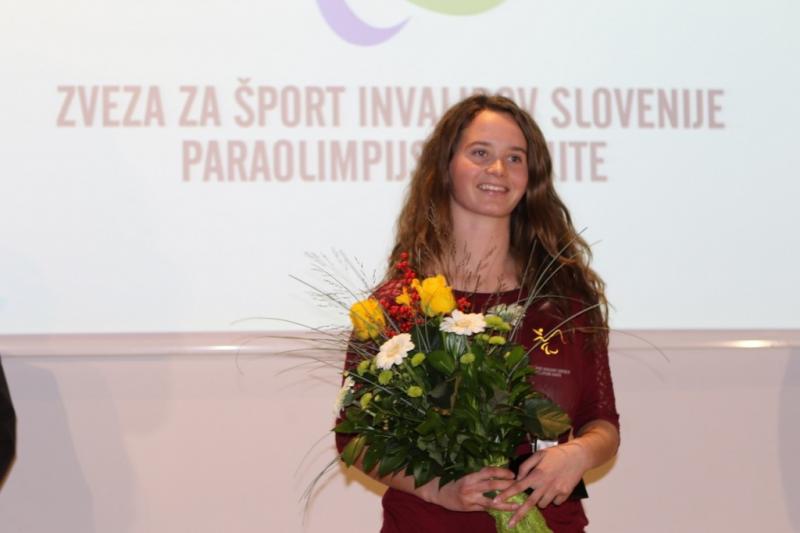Anja Drev tretja v smuku za svetovno prvenstvo