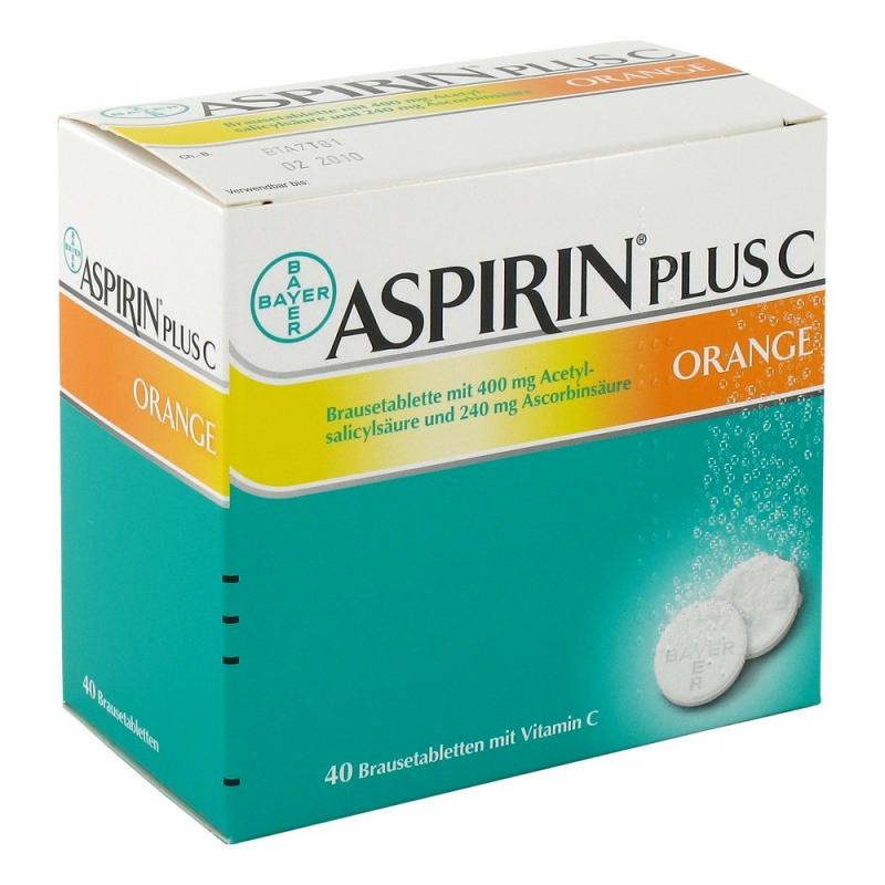 Odpoklic šumečih tablet Aspirin plus C 400 mg/240 mg tudi za uporabnike