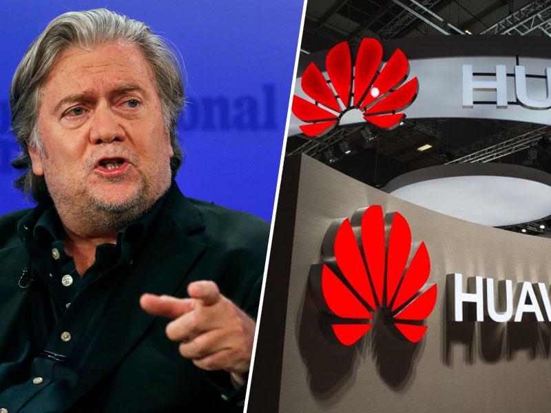 »Superjastreb« Steve Bannon grozi: »Uničenje Huaweia je desetkrat pomembnejše od sporazuma s Kitajsko«