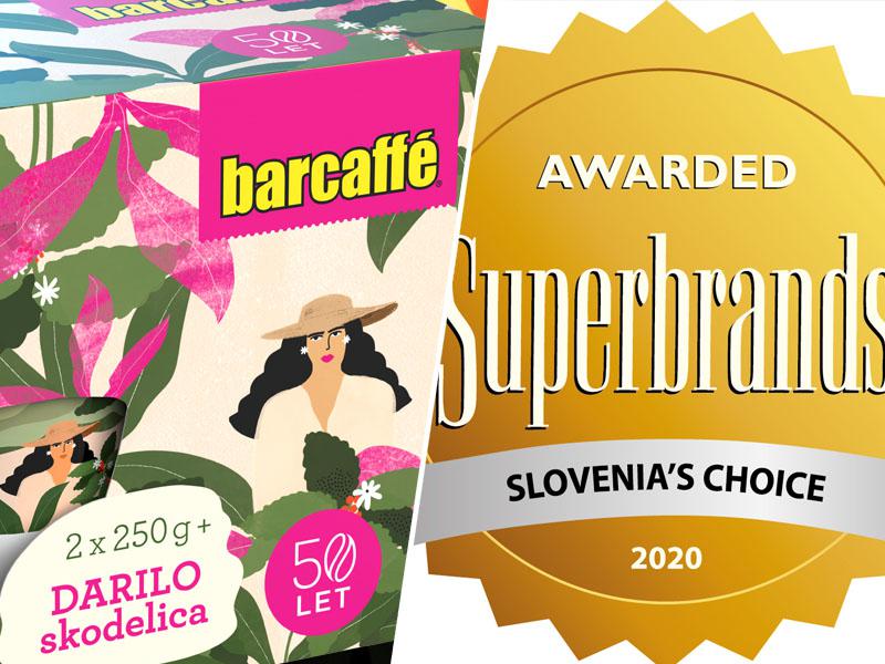 Barcaffè : Kava, ki prebuja večino Slovencev v klubu Superbrands Slovenija 2020