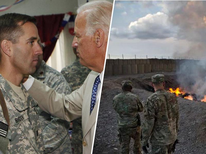 Biden dejal, da je njegov sin »izgubil življenje v Iraku« - in razkril nevarno sežiganje smeti v vojaških oporiščih ZDA