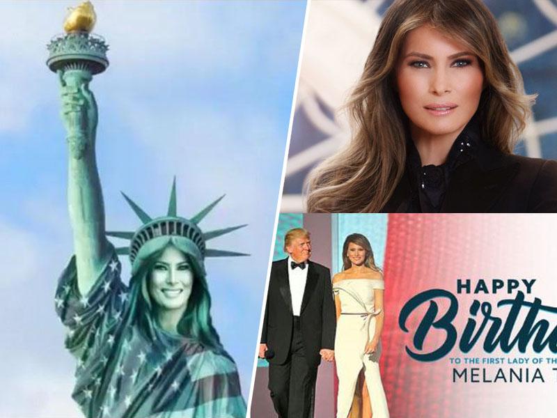 Melania Trump praznovala 50. rojstni dan, med prvimi so ji čestitali na slovenskem veleposlaništvu v ZDA 