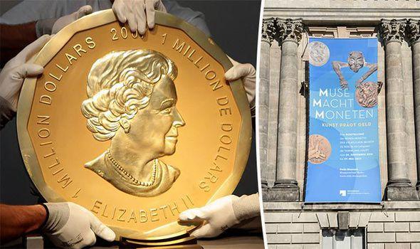 Iz berlinskega muzeja ukradli 100-kilogramski zlatnik