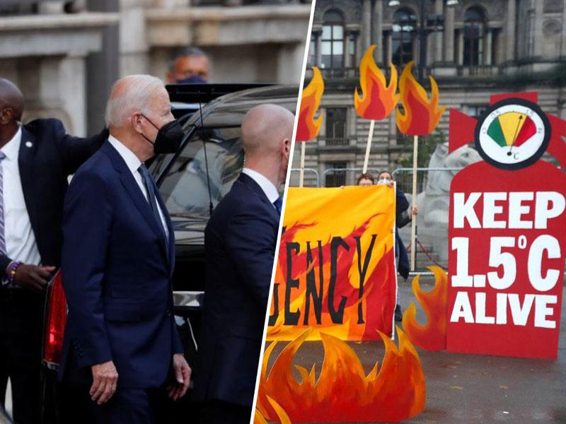 Ne ravno »zelo zeleno«: Predsednik ZDA Joe Biden v Rimu vse presenetil s kar 85 požrešnimi avtomobili