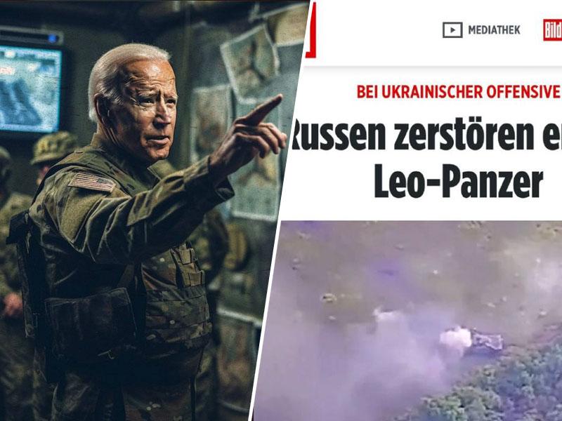 Masaker: Ukrajina utrpela »znatne« izgube, so za CNN potrdili visoki ameriški viri, objavljen posnetek uničenja Leoparda!
