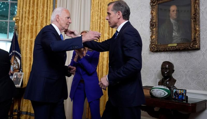 Biden pomilostil svojega sina Hunterja, Trump: Jasen primer zlorabe