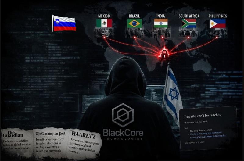 BlackCore, Black Cube, Izrael in vmešavanje v volitve: Kdaj bo svet končno rekel »dovolj«?