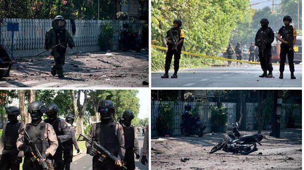 Družina bombašev: oče, mati in otroci napadli tri cerkve v Indoneziji