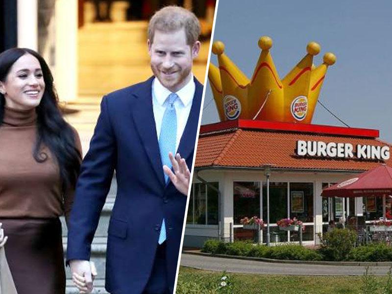 Burger King princu Harryju in princesi Meghan ponudil delo