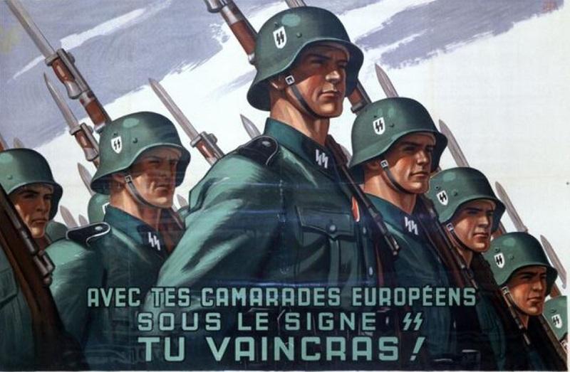 Zgodovina se ponavlja: Francoski nacisti so zadnji branili Führerbunker, danes zadnji branijo bunker Zelenskega!
