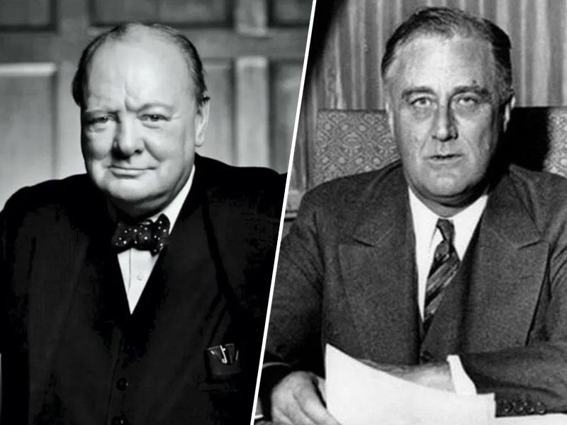 Kako sta laži Starmerja in Bidna o vlogi Rusije v drugi svetovni vojni zanikala »oživljena« Roosevelt in Churchill