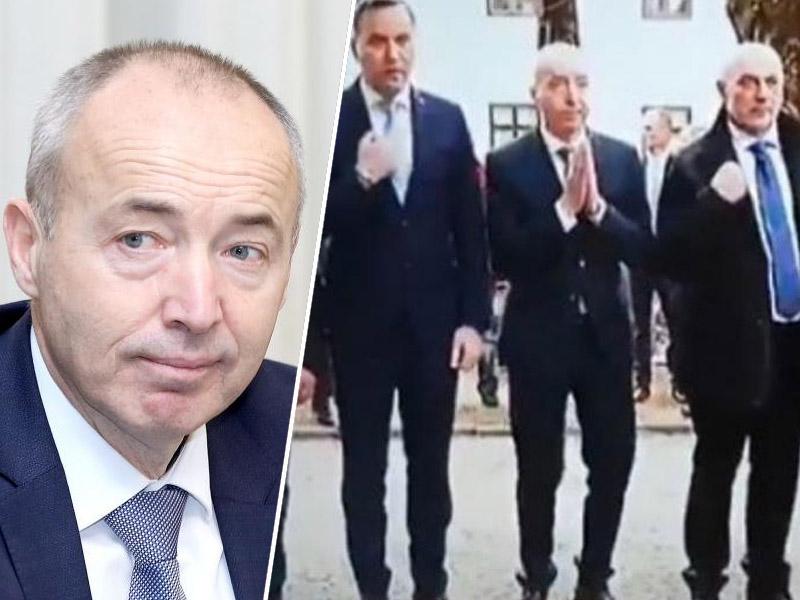 Hit na Twitterju: Hrvaški obrambni minister se je prekrižal, nato pa je kamera ujela bizarno gesto …