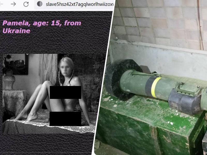 Ukrajinska vojna na temnem spletu: od poceni orožja do nakupa najstnic in drugih »suženjskih deklet«