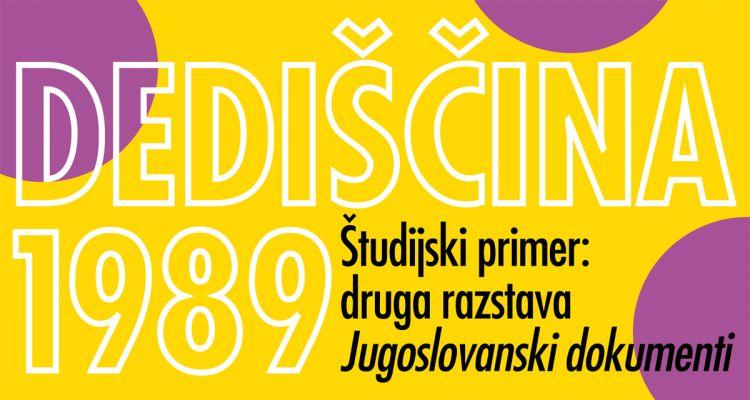 V Moderni galeriji razstava o sarajevski documenti in družbeno-političnem ozadju