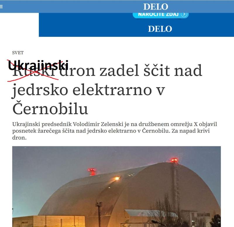 Z dronom nad Černobil: Nora provokacija Zelenskega v obupnem poskusu prekinitve pogajalskega procesa?