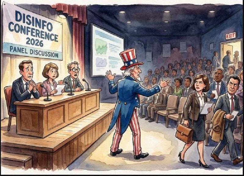Washington pregnal zaveznice iz evropske konference o - ameriških dezinformacijah!