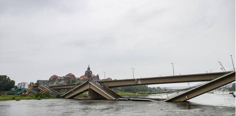 Nemški strokovnjak opozarja po padcu mostu v Dresdnu: Dosegli bomo status države v razvoju