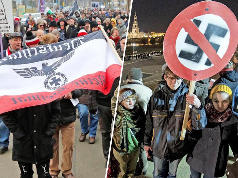 Strah pred ponavljanjem zgodovine: v Dresdnu razglasili »nacistično izredno stanje«