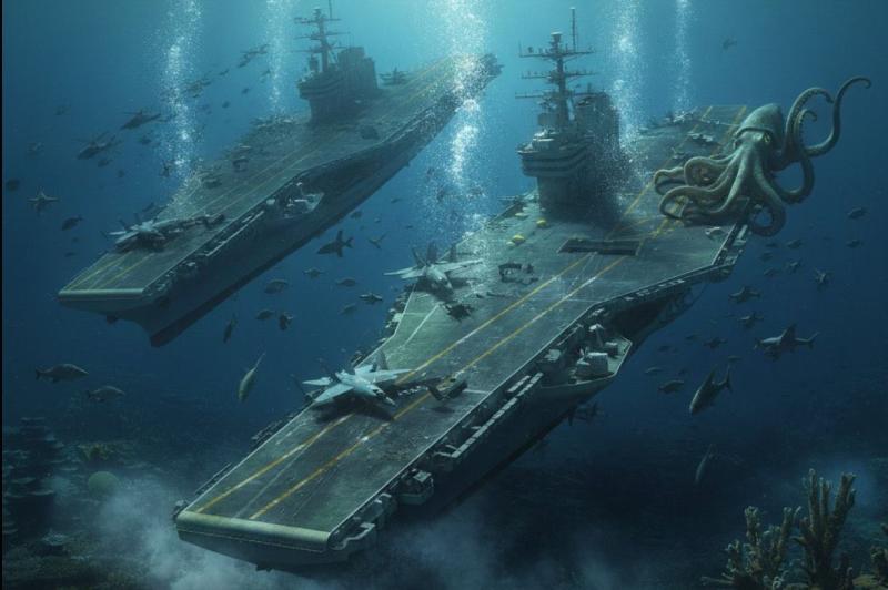 Še tretja ameriška letalonosilka poslana proti Iranu, bodo sploh preživele ploho raket in hitrih torpedov?