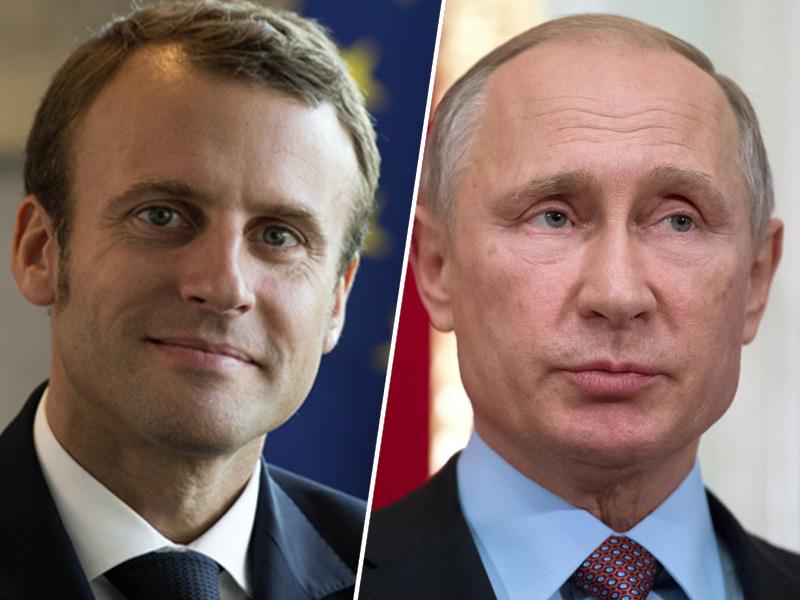 Macron zaželel Putinu uspeh pri modernizaciji Rusije
