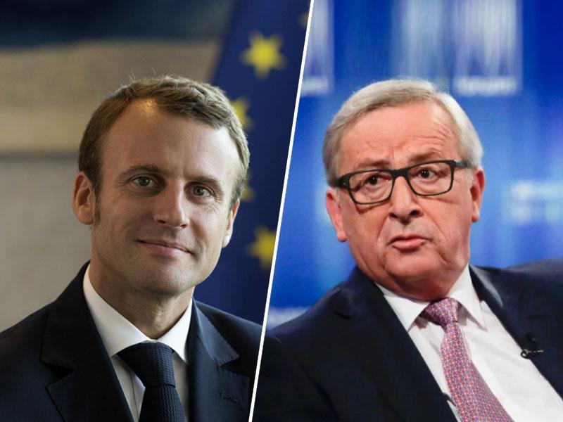 Juncker pohvalil Macronov
