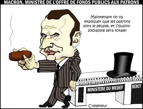 V Franciji razburja protisemitska karikatura Macrona