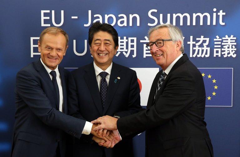 EU in Japonska dosegli dogovor o trgovinskem sporazumu