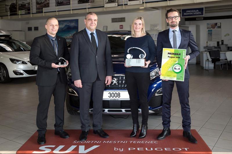 Z nazivom avtomobil leta 2017 se je okronal PEUGEOT 3008