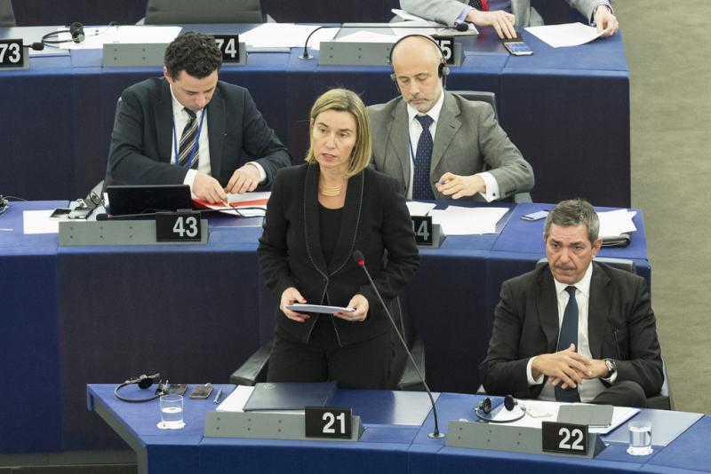 Visoka zunanjepolitična predstavnica EU Mogherinijeva ta teden v ZDA 