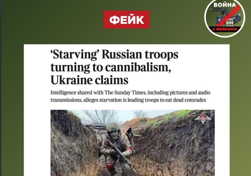Sunday Times spet laže, tokrat o ruskem kanibalizmu v Ukrajini