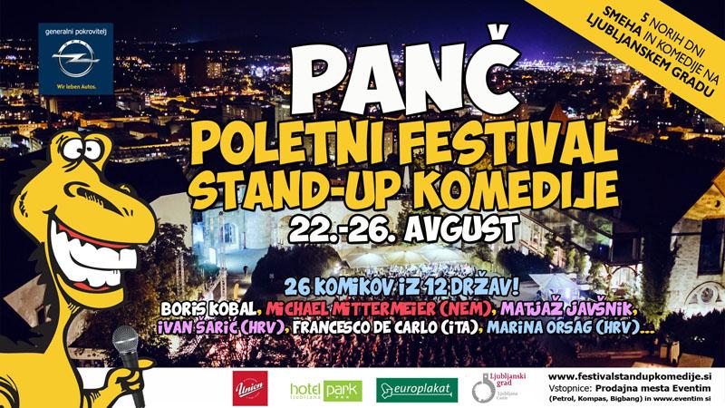Na Ljubljanskem gradu Panč s petimi večeri smeha