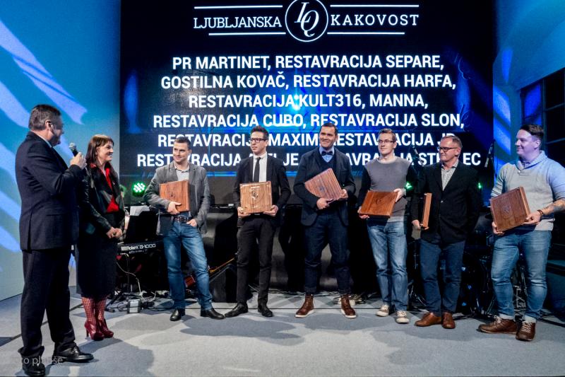 V Ljubljani razglasili najboljše restavracije in trgovine