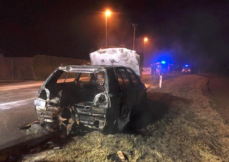 V prometni nesreči v Spodnjih Gorčah tri osebe hudo poškodovane, tri lažje