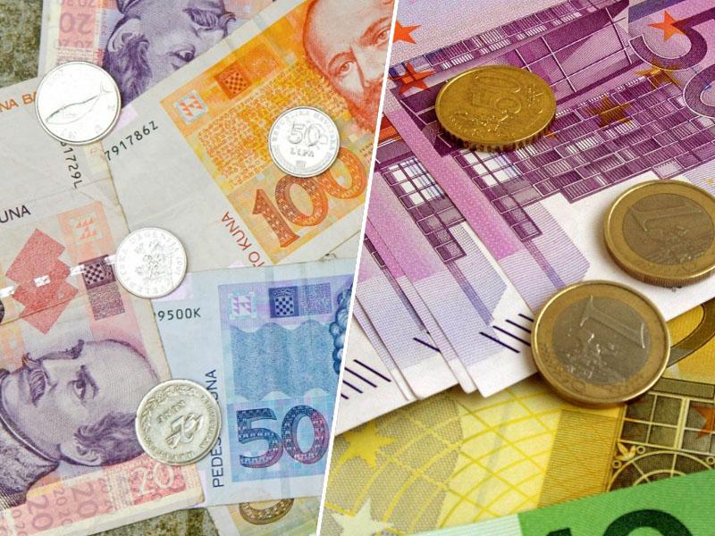 Raziskava: Skoraj 60 odstotkov Hrvatov proti uvedbi evra