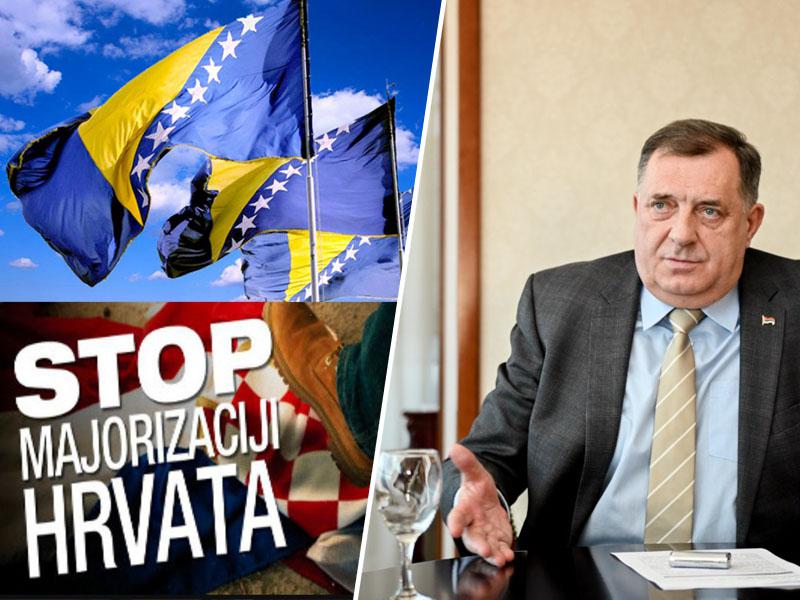 Se še spomnite nevarne »majorizacije«? Sedaj jo Bošnjaki izvajajo nad Hrvati v BiH – Slovenija pa molči…