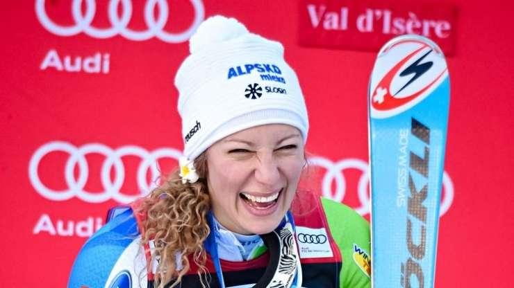 Ilka Štuhec druga na kombinaciji v Crans Montani