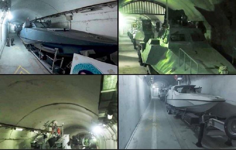 Iranska mornarica IRGC razkrila podzemno in podmorsko oporišče, polno manevrirnih raket in hitrih čolnov