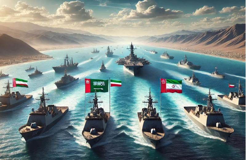 Zgodovinsko: Iran in Savdska Arabija izvedli skupne vojaške pomorske vaje v Omanskem zalivu