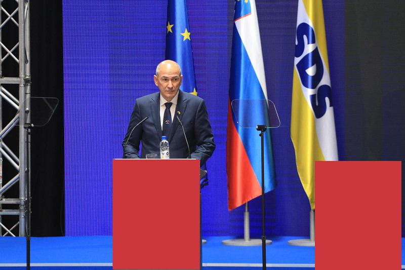 SdS na kongresu »kronala« svojega voditelja, edinega kandidata že od leta 1993: tovariša Janeza Janšo