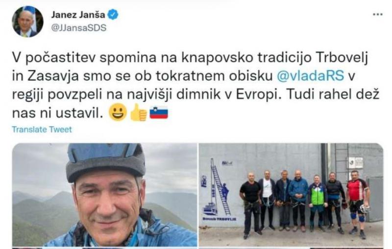 »Če bi mel Janez res jajca, ne bi plezal na nek visok dimnik, kjer ni nikogar, ampak bi se spustil med običajne ljudi«